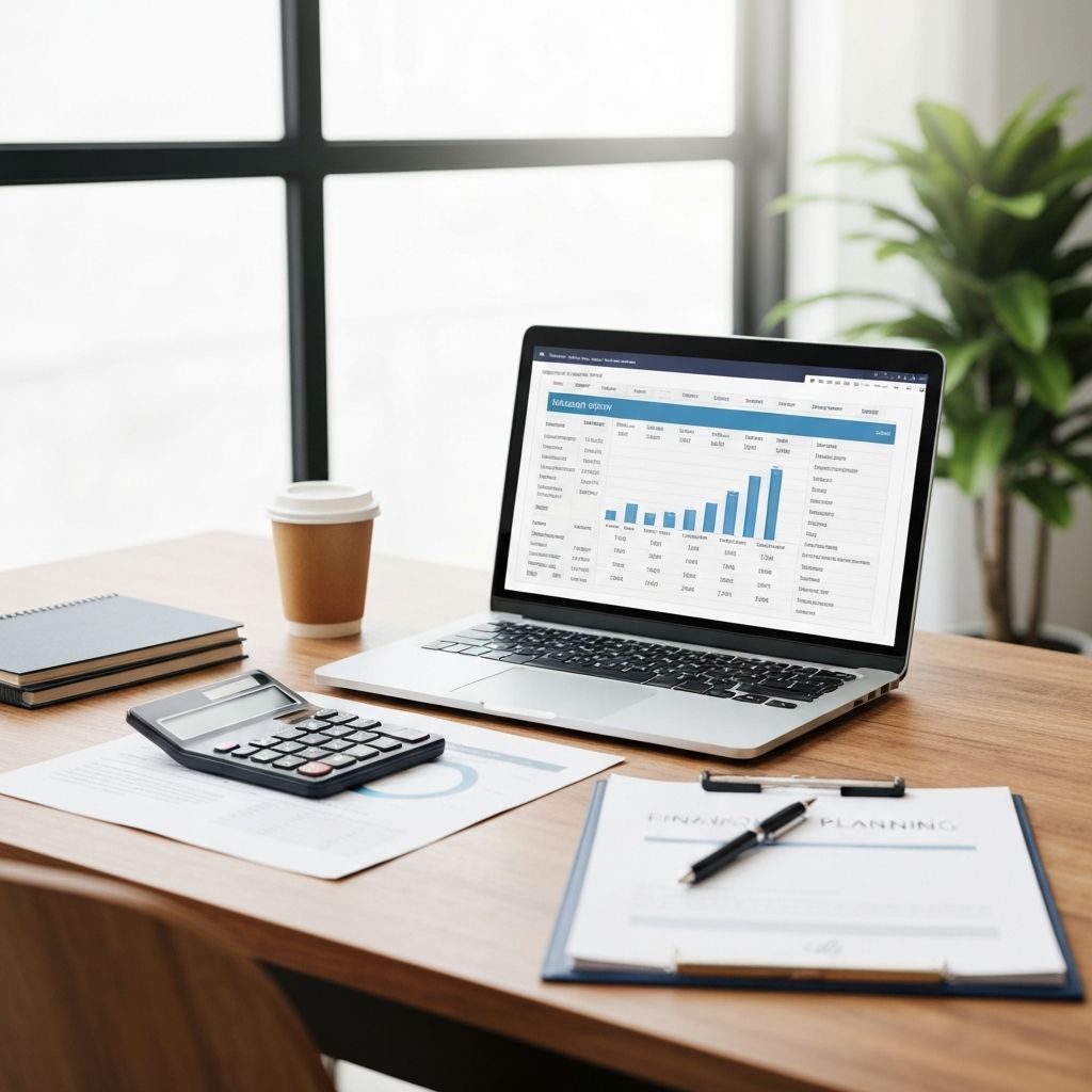 Budget planning workspace